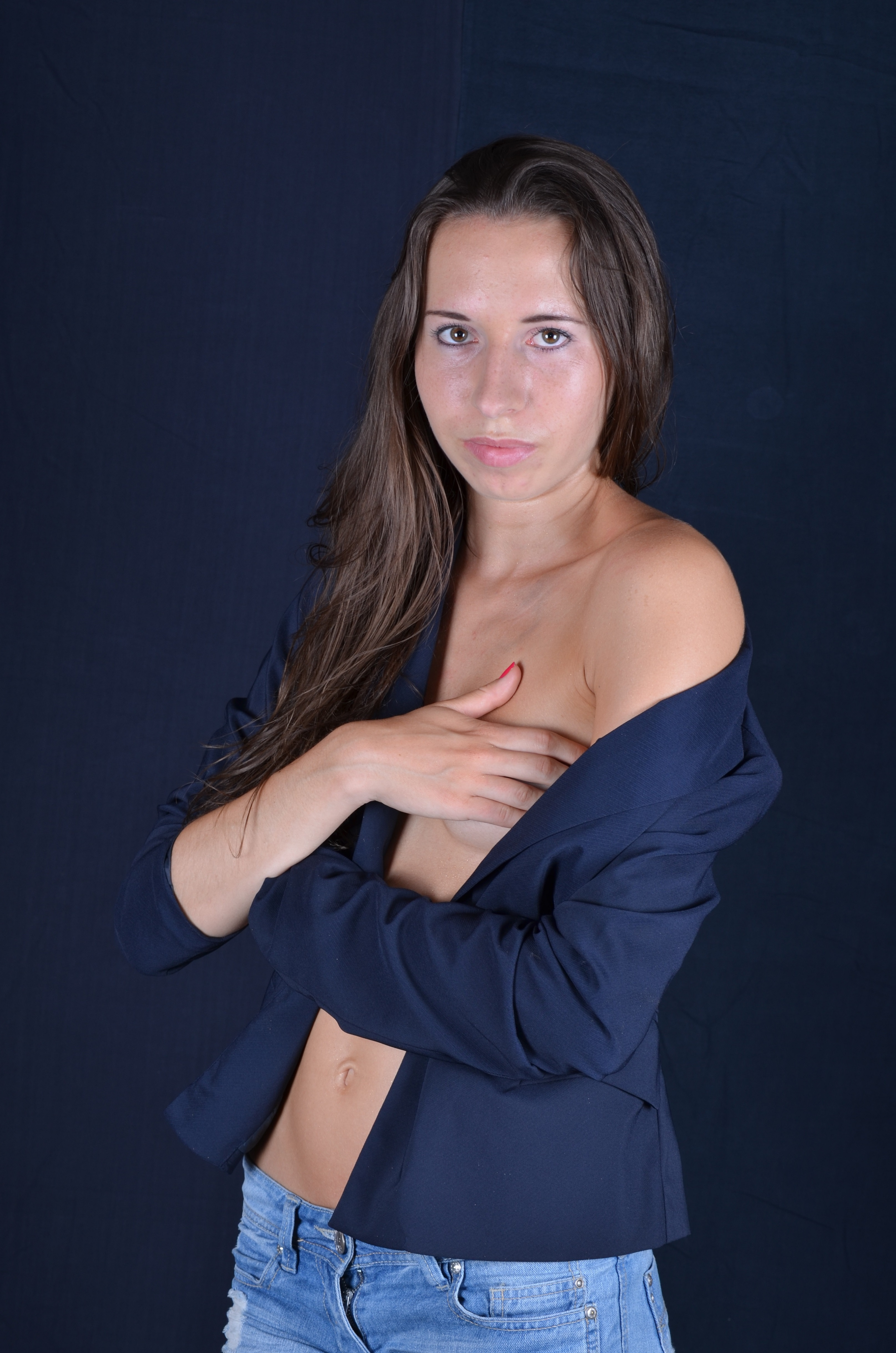 German teacher Malin posing — 24
