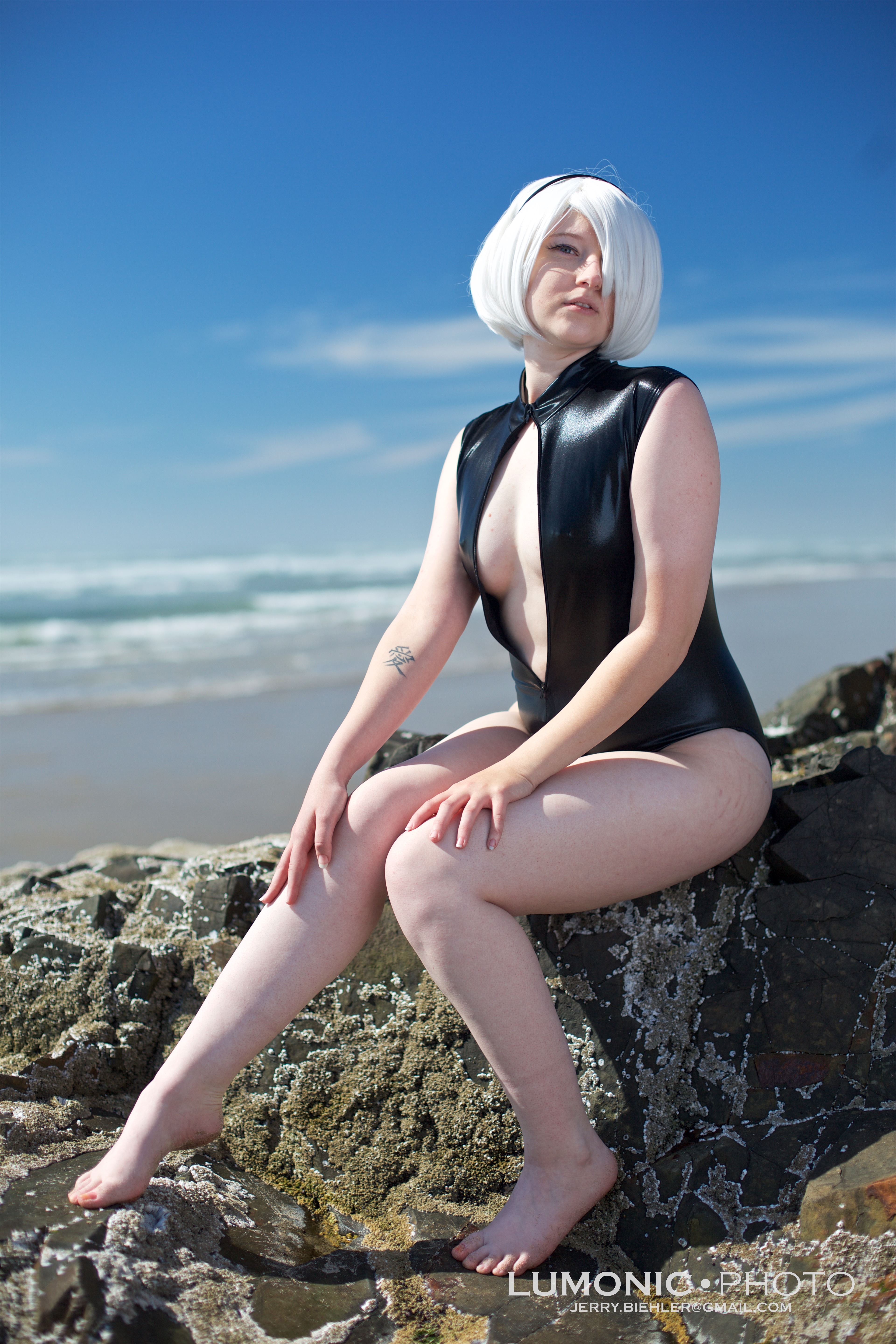 2B Cosplay Nerd Girl Nude — 9