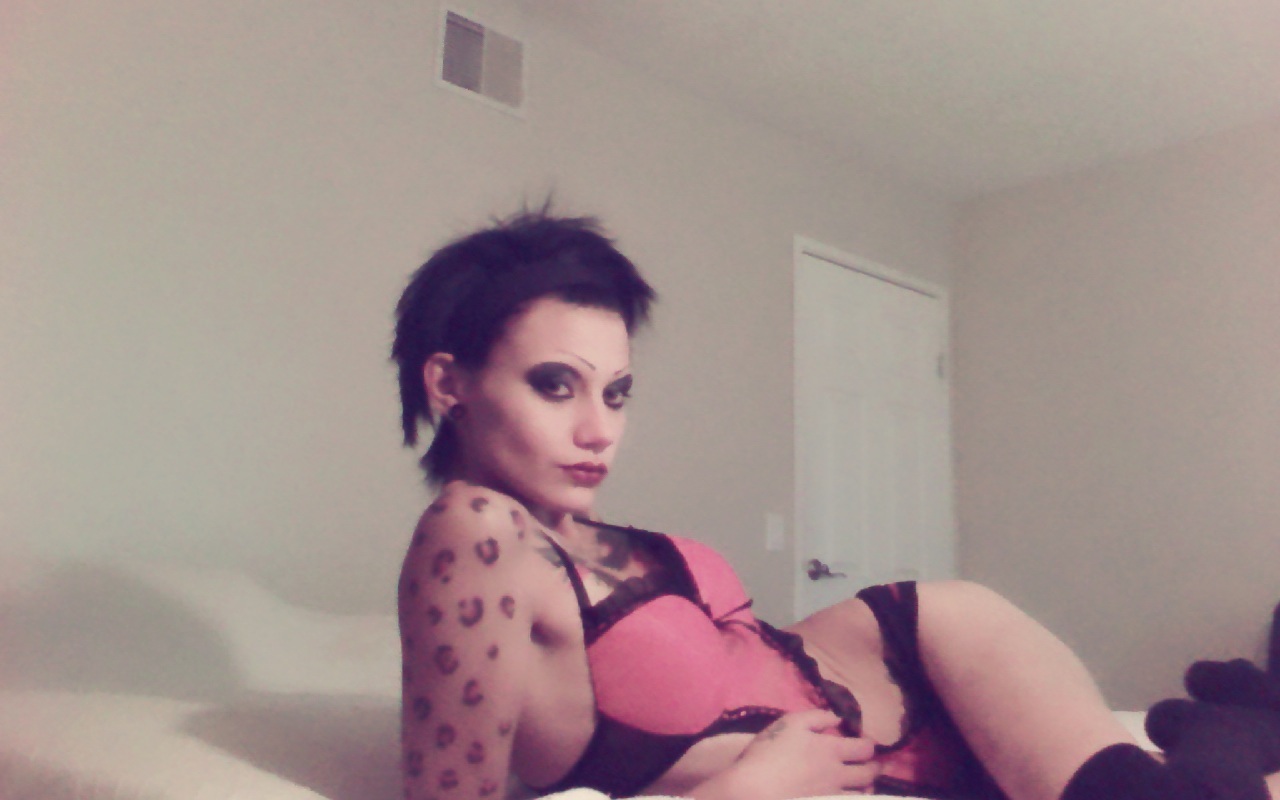 Tiny Tattooed Goth Stripper — 24