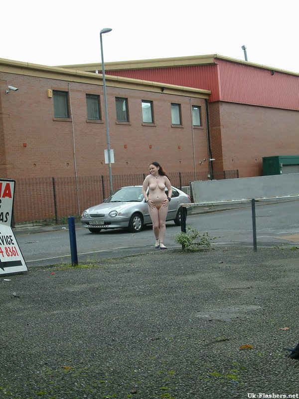 Redhead Chubby UK Flasher Angel — 17