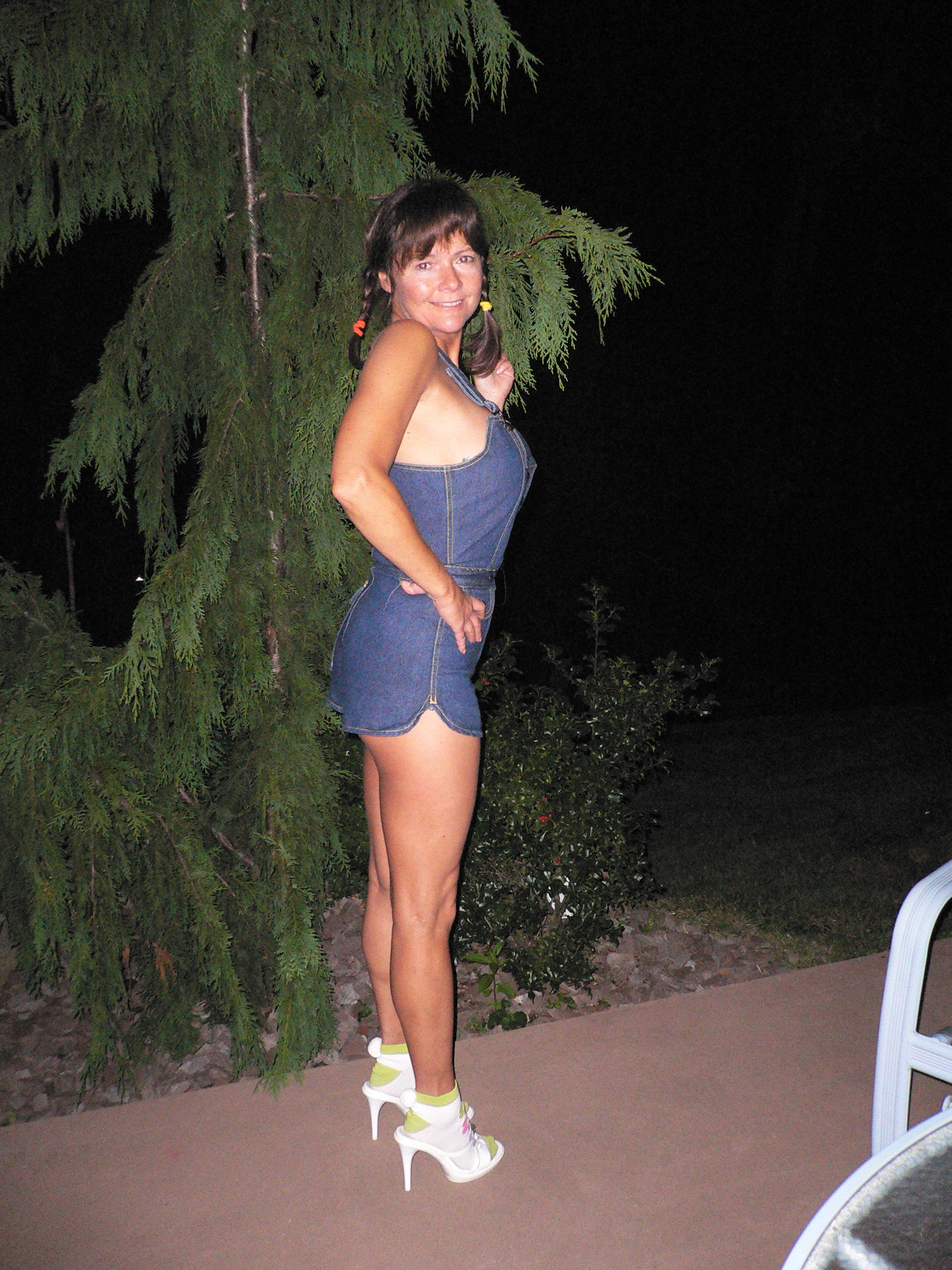 Awesome leggy brunette swinger MILF — 10