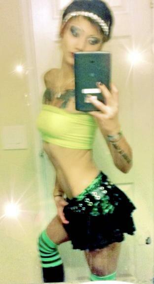 Tiny Tattooed Goth Stripper — 36