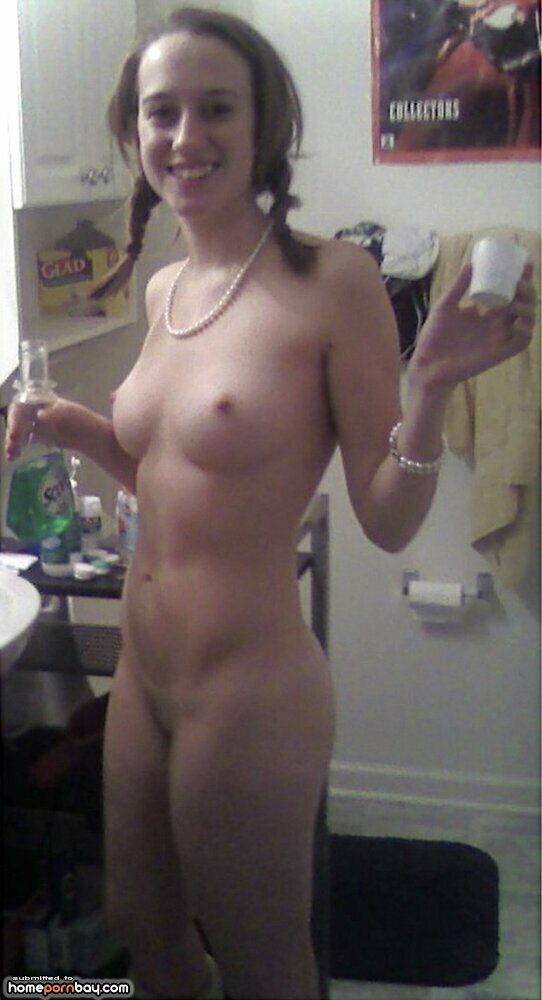 Former college sorority girl posing after hookup — 11